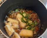 オクラとなめこのお味噌汁作り方4写真