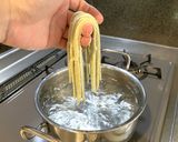 すだちと小麦粉を練り合わせて作るうどん作り方11写真