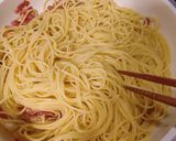えのき茸ベーコン和風パスタ作り方3写真