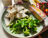 ピーマンとエリンギどっさりの和風パスタ作り方2写真