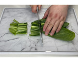 鶏肉とにんにくの芽のトマト煮★動画あり★作り方3写真