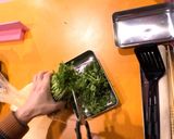 豆苗のお好み焼き【食遺産】作り方4写真