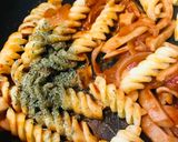 魚肉ソーセージのショートパスタナポリタン作り方3写真