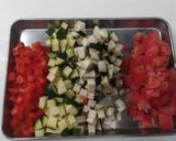 夏野菜たっぷりの麻婆豆腐作り方2写真