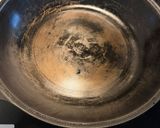 鶏油で小松菜の醤油炒め作り方4写真
