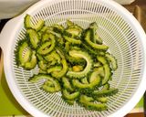 夏野菜のとうもろこしとゴーヤ入りカレー作り方1写真