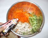 鶏肉・人参のコチュジャン和え♪疲れに簡単作り方5写真