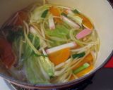 別茹で不要　スパゲティーちゃんぽん風作り方3写真