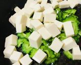 市販サラダ●鶏肉ゴーヤーチャンプルソース作り方1写真