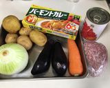 なすがトロットマトキーマカレー作り方1写真