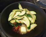 10分夕食★無限ズッキーニ味噌バタバジル作り方4写真