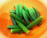 うどんスープで簡単！オクラの浅漬けお漬物作り方6写真