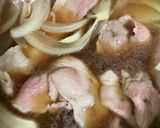 超簡単　残り物で豚丼作り方2写真