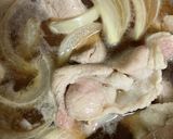 超簡単　残り物で豚丼作り方3写真