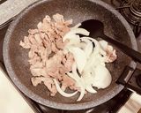 焼肉のタレでズボラ飯！豚こま丼作り方4写真