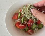 トマツナ昆布うどん作り方4写真