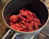 牛肉の佃煮風〜甘辛煮作り方1写真