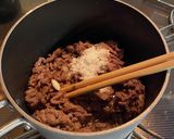 牛肉の佃煮風〜甘辛煮作り方2写真
