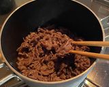 牛肉の佃煮風〜甘辛煮作り方3写真