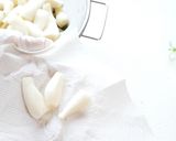 【簡単】らっきょう塩漬け、甘酢漬け作り方3写真