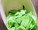 冷え冷え!ぶっかけ鮭缶きゅうり♡作り方2写真