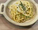 【ワンパン】ねぎと帆立のクリームパスタ作り方5写真