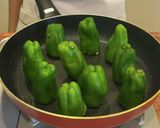 チーズ入り！丸ごとピーマンの肉詰め作り方6写真