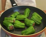 チーズ入り！丸ごとピーマンの肉詰め作り方7写真