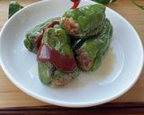 チーズ入り！丸ごとピーマンの肉詰め作り方10写真