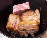 レーズンと豚肉の煮込み（アグロドルチェ）作り方3写真