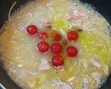 しらすとトマトのワンパンペペロンチーノ作り方7写真