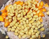 豚ばら肉と大豆の甘辛煮♪作り方3写真