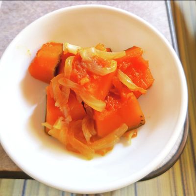 南瓜と玉ねぎの煮物。 by クック5496CD☆ 【クックパッド】 簡単