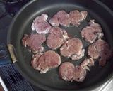 柔らか豚ヒレの玉ねぎ＆ブルーベリーソース作り方4写真