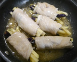簡単！とろとろ茄子の肉巻きしょうがあん作り方5写真