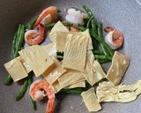 干皮豆腐と海老の辛味炒め作り方3写真