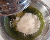 オレンジピールin全粒粉抹茶メロンパン☆作り方6写真