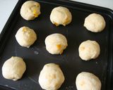 オレンジピールin全粒粉抹茶メロンパン☆作り方9写真