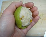 オレンジピールin全粒粉抹茶メロンパン☆作り方11写真