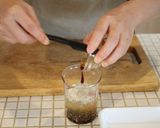 水菜とエビと豆腐の中華あん作り方1写真