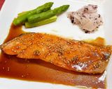 鮭のごま照り焼き♪作り方3写真