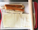 食パンブリトー ＋ 余った耳でラスク☆作り方1写真