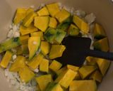ミキサー不要！カボチャの甘酒豆乳スープ作り方2写真