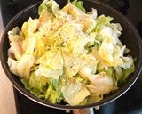 食物繊維たっぷりレタス炒め作り方5写真