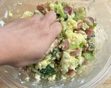 小松菜とウインナーのコロコロポテト作り方5写真