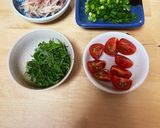 薬味のぶっかけそうめん作り方1写真