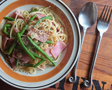 めちゃ旨★冷凍いんげんとベーコンのパスタ作り方7写真