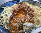 納豆とめかぶのとろろんパスタ作り方8写真