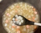 【楽めし】サイコロ大根のスープ作り方3写真