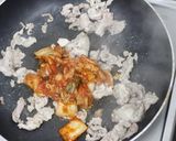 コク旨プラス！豚キムチ作り方3写真